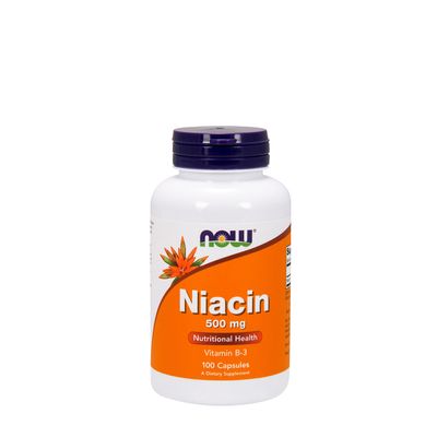 NOW Niacin 500Mg Dietary Supplement - 100 Capsules