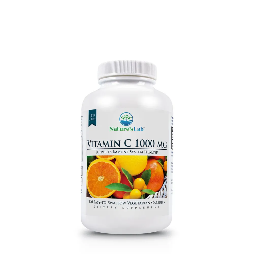 Nature's Lab Vitamin C 1000Mg Healthy - 120 Capsules (120 Servings)