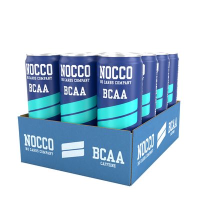 NOCCO No Carbs Company Bcaa Drink - Caribbean - 12 Cans