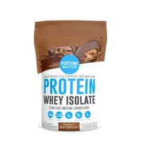 Portions Master Protein Whey Isolate Daily Intake - Peanut Butter Cup (32 Servings) Daily Intake - 2 lbs