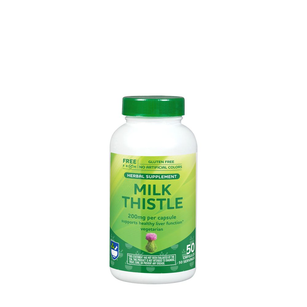 GNC Milk Thistle - 200 MG, 90 cápsulas. - GNC