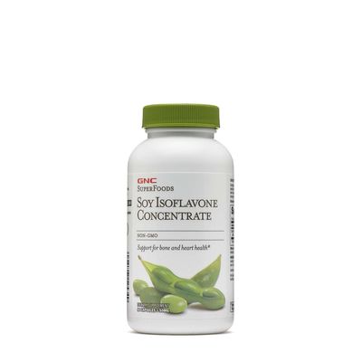 GNC SuperFoods Soy Isoflavone Concentrate Healthy - 90 Capsules (90 Servings)