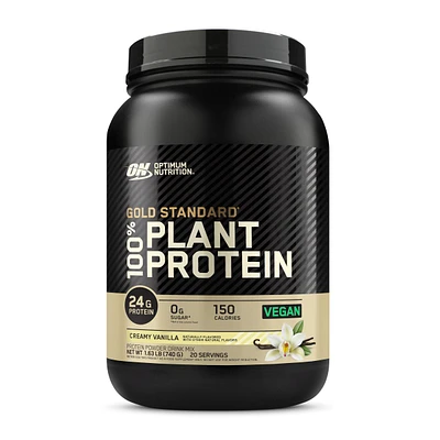 Optimum Nutrition 100% Plant Protein - Creamy Vanilla (20 Servings)