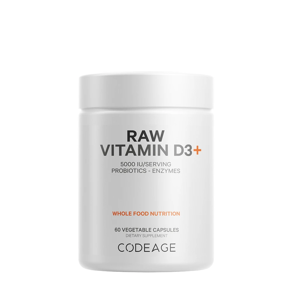 Codeage Raw Vitamin D3 - 60 Vegetable Capsule (60 Serving)