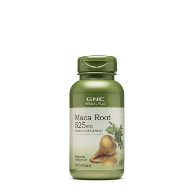 GNC Herbal Plus Maca Root 525Mg - 100 Capsules (100 Servings)