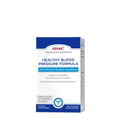 GNC Preventive Nutrition Healthy Blood Pressure Formula - 90 Capsules (30 Servings)