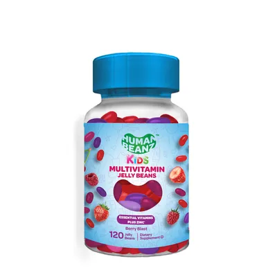 YumVs Kids Multivitamin Jelly Beans - Berry Blast - 120 Jelly Beans (60 Servings) - 40 Servings