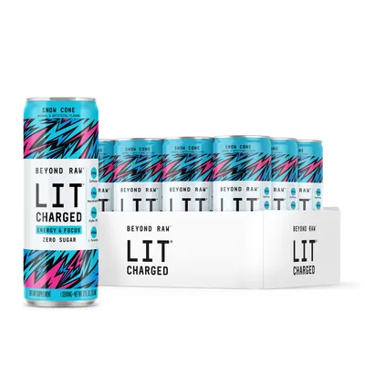 Beyond Raw Lit Charged - Snow Cone - 12Oz. (12 Cans)