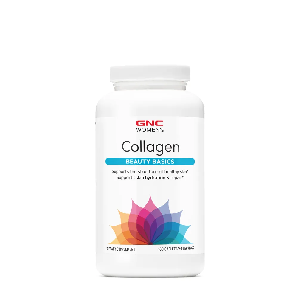 GNC Women's Collagen Healthy - 180 Caplets (30 Servings)
