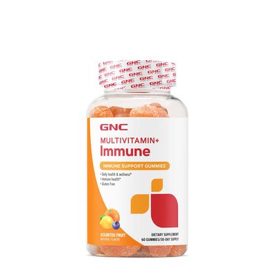 GNC Multivitamin+ Immune Support Gummies - Assorted Fruit - 60 Gummies