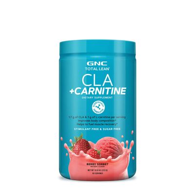 GNC Total Lean Cla + Carnitine - Berry Sorbet - 13.12 Oz. (60 Servings)