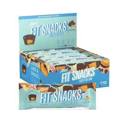 Alani Nu Fit Snacks Protein Bar - Peanut Butter Cup - 12 Bars
