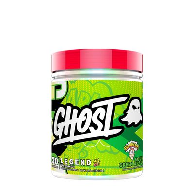 GHOST Legend All Out Pre-Workout - Warheads Sour Green Apple - 16.2 Oz