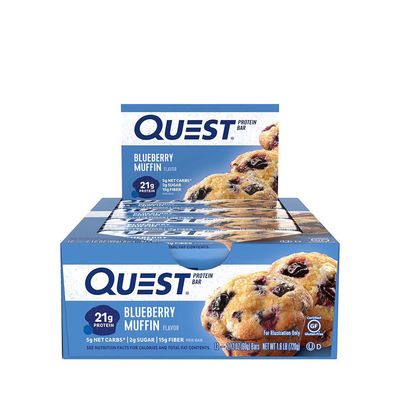 Quest Quest Bar - Blueberry Muffin - 12 Bars