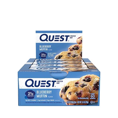 Quest Bar Gluten-Free - Blueberry Muffin (12 Bars)