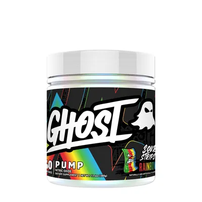 GHOST Pump Nitric Oxide Healthy - Sour Strips Rainbow Healthy - 40 Servings