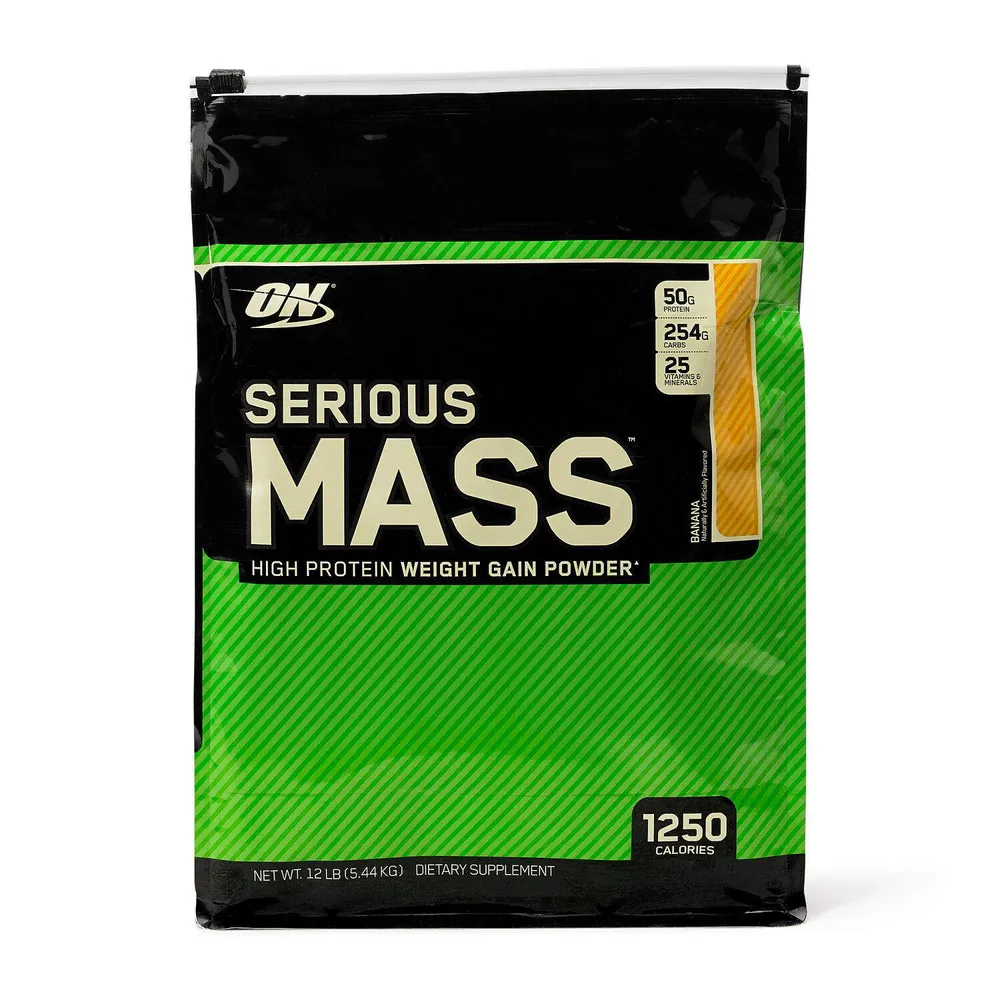 Optimum Nutrition Serious Mass - Banana (16 Servings) - 12 lbs.