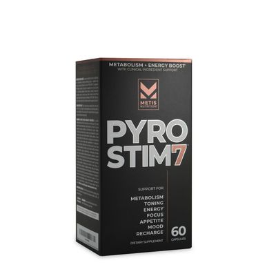 Metis Nutrition Pyro Stim 7 Complex Thermogenic Healthy - 60 Capsules (60 Servings)