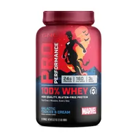 GNC Pro Performance 100% Whey Protein Gluten-Free - Marvel: Galactic Cookies & Cream (25 Servings)