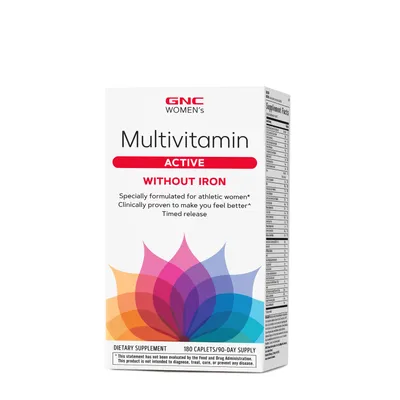 GNC Women's Multivitamin Active Without Iron - 180 Capsules