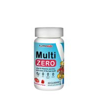 YumVs Multi Zero Kids Gummy - Strawberry - 60 Gummies (60 Servings)