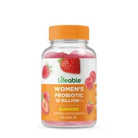 Lifeable Women's Probiotic 10 Billion Vegan - 60 Gummies (30 Servings)