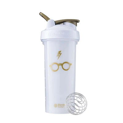 BlenderBottle Harry Potter Pro28 Shaker Cup - Bolt and Glasses 28Oz