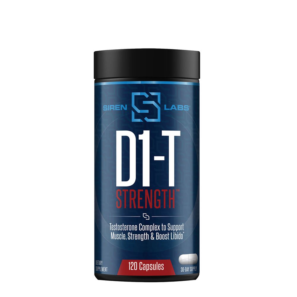 SirenLabs D1-T Strength - 120 Capsules (30 Servings)