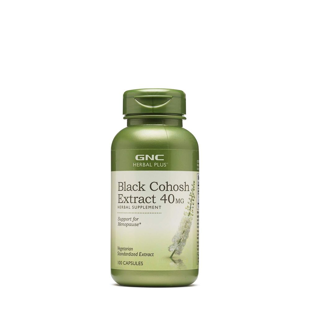 GNC Herbal Plus Black Cohosh Extract 40Mg - 100 Capsules