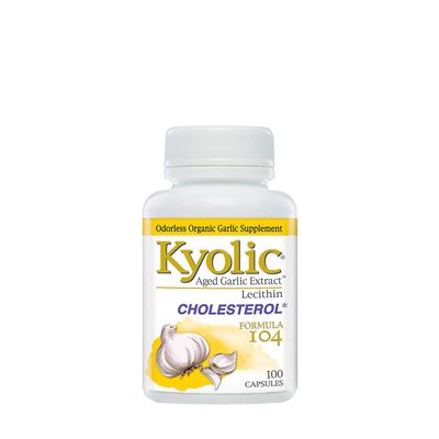 Kyolic Aged Garlic Extract Healthy - Cholesterol Healthy - 100 Capsules (50 Servings)