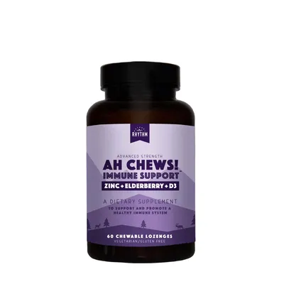 Natural Rhythm Ah Chews! Immune Support Healthy - 60 Chewable Lozenges (30 Servings)