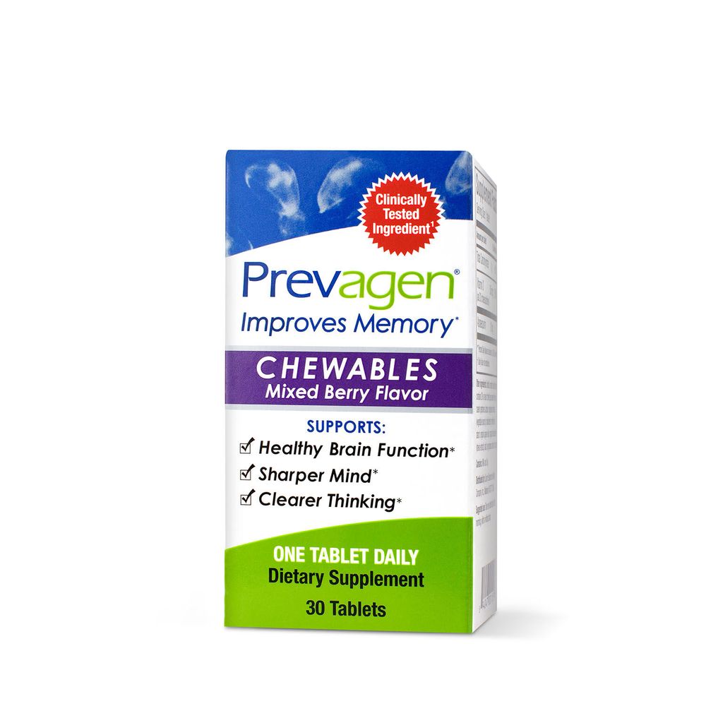 Prevagen Chewables - Mixed Berry - 30 Tablets (30 Servings)