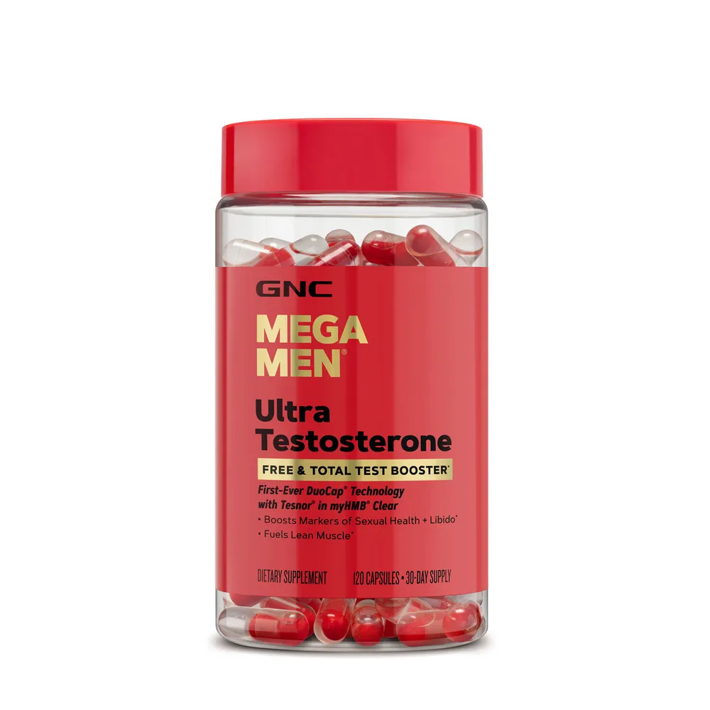 GNC Mega Men Mega Men Ultra Testosterone Booster - 120 Capsules (30 Servings)