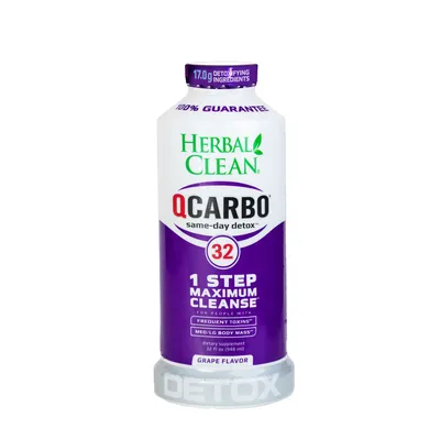 Herbal Clean Qcarbo32 Healthy - Grape Healthy - 32 Oz. (1 Serving)