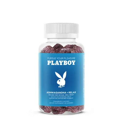 Avid Playboy: Ashwagandha + Relax Vegan - Strawberry Vegan - 60 Gummies(30 Servings)