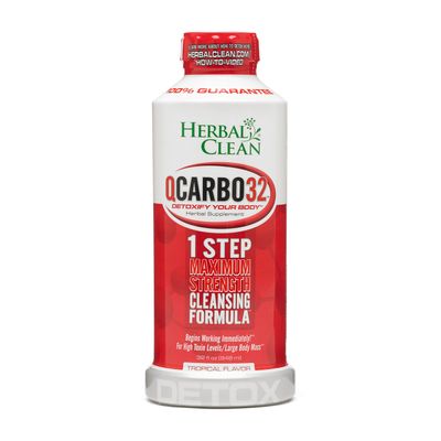 Herbal Clean Qcarbo32 - Tropical Flavor - 32 fl. Oz