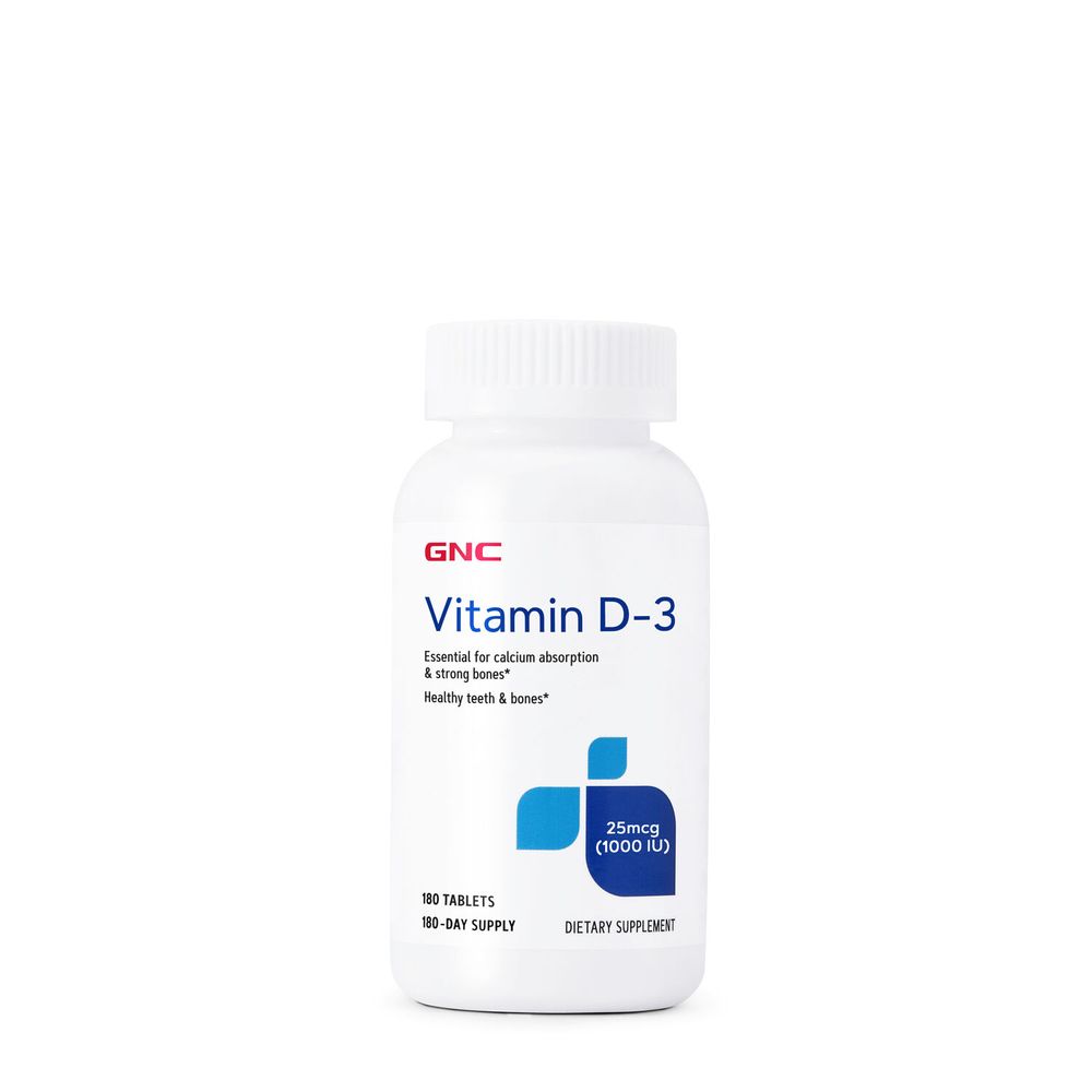 GNC Vitamin DHealthy -3 1 Healthy -000Iu Healthy - 180 Tablets (180 Servings)
