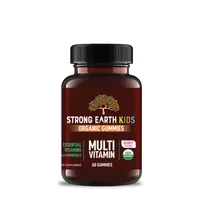 YumVs Kid's Organic Multivitamin Gummies Vegan - Berry Vegan - 60 Gummies (30 Servings)