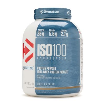Dymatize Iso 100 - Cookies and Cream (76 Servings) - 5 lbs.