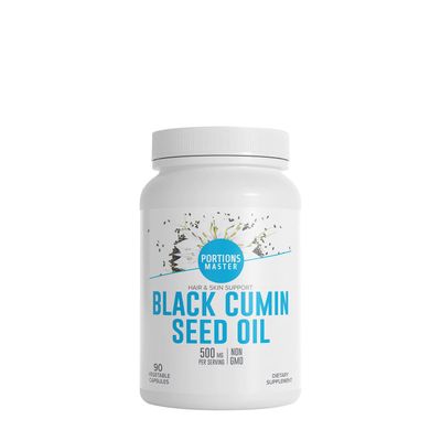 Portions Master Black Cumin Seed Oil 500Mg - 90 Capsules