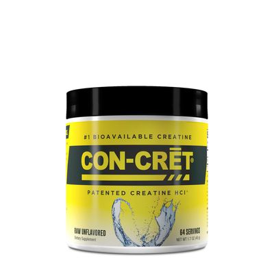 CON-CRET Patented Creatine Hcl Powder - Unflavored (64 Servings)
