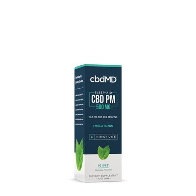 cbdMD Sleep Aid Cbd Pm Oil 500Mg Mint - 1 Fl. Oz