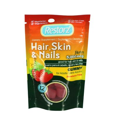 Restorz Hair, Skin & Nails Gummies - 4 Pouches