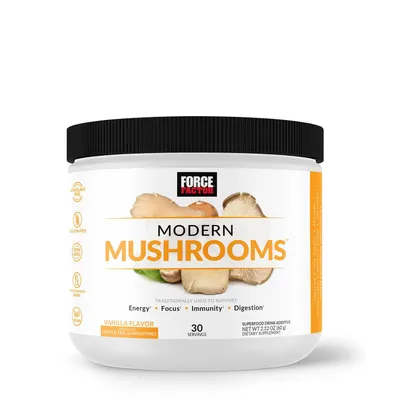 Force Factor Modern Mushrooms Vanilla - 30 Count (30 Servings)