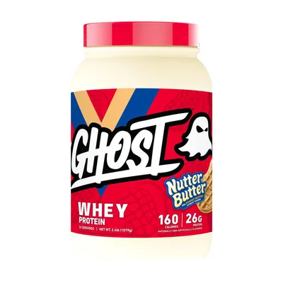GHOST Whey Protein - Nutter Butter (26 Servings)