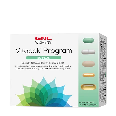 GNC Women's Vitapak Program 50 Plus (30 Servings) Healthy - 30 Packs