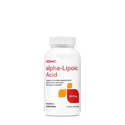 GNC Alpha-Lipoic Acid Healthy - 60 Caplets (60 Servings)