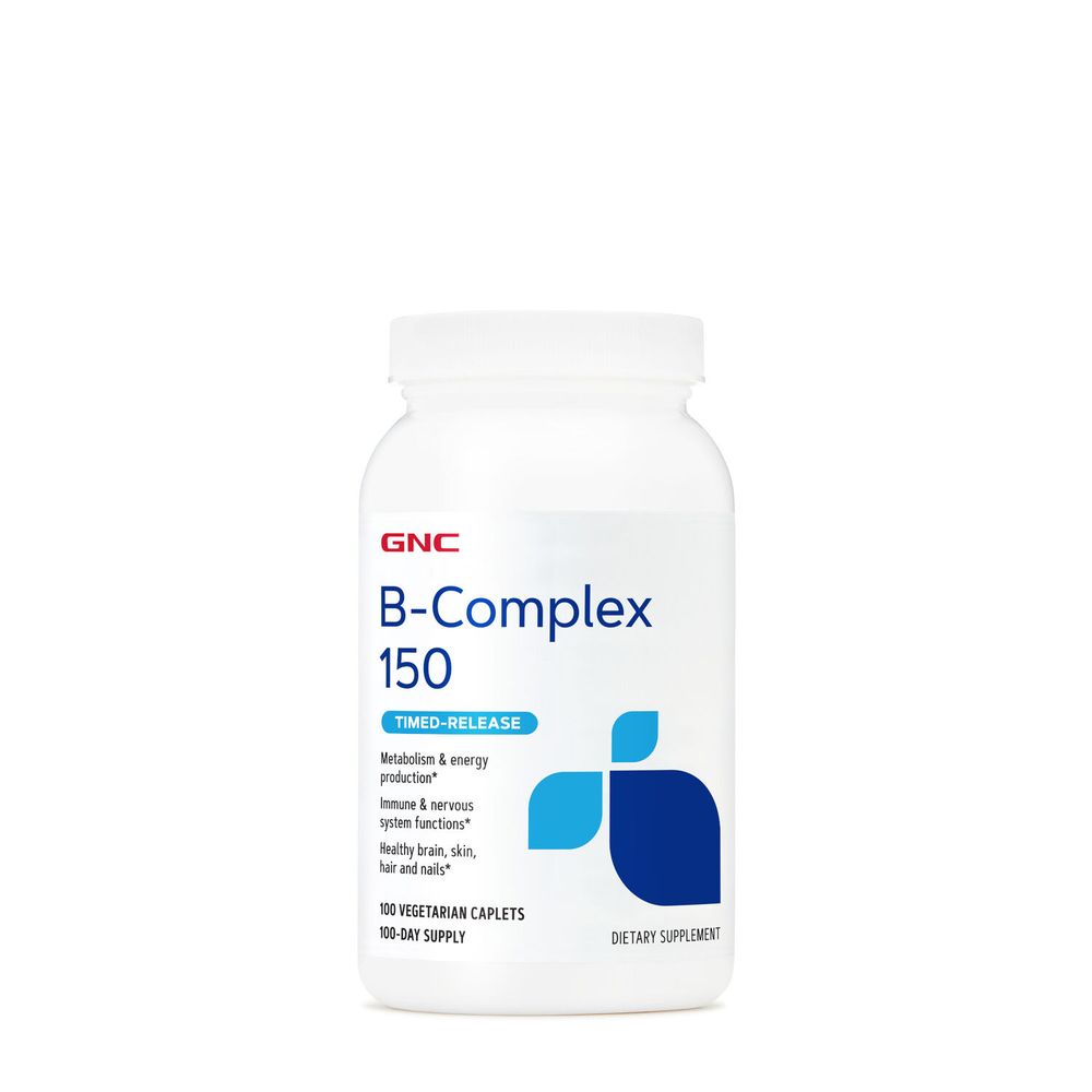 GNC BHealthy -Complex 150 Healthy - 100 Timed Release Tablets (100 Servings) Healthy - 100 Vegetarian Capsules