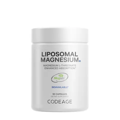 Codeage Liposomal Magnesium LVegan -Threonate Vegan - 90 Capsules (30 Servings)