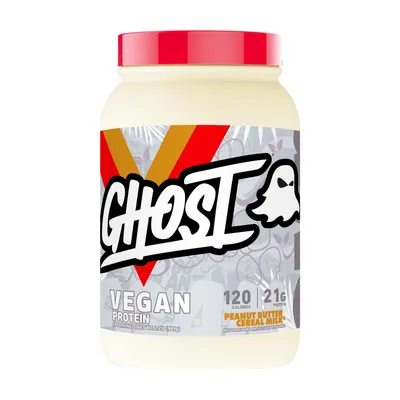 GHOST Vegan Protein Vegan - Peanut Butter Cereal Milk (28 Servings)